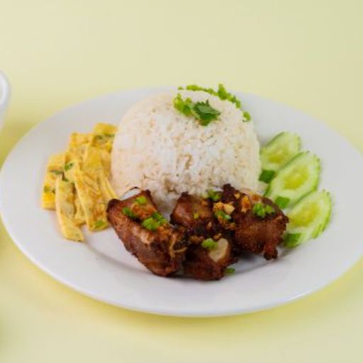 Rice with Fried Marinated Pork