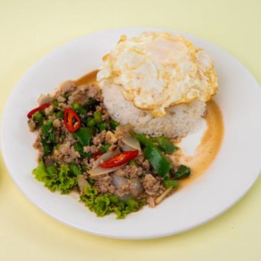 Hot Stir-fried Pork with Rice